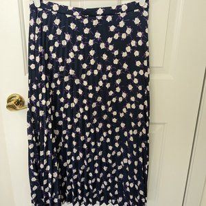 NWOT J.Crew Floral Pleated Skirt 6